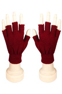 Women's Fingerless Knit Gloves-AWG059