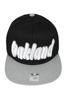 Kids Oakland Snapback Hat-H1191-BLACK-GRAY