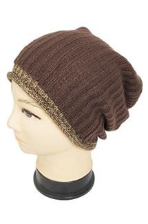 Double Layer Fine Knit Beanie-H1237