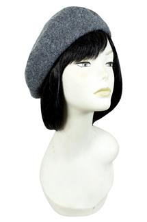 Wool Beret Hat-H1521-GRAY