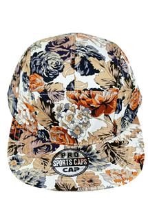 Floral Print Cap-H1671