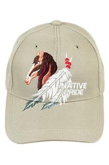 NATIVE PRIDE Horse Cap-H1781-KHAKI
