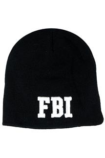 FBI Fine Knit Beanie-H1815-BLACK