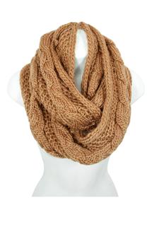 Cable Knit Infinity Scarf-S1669