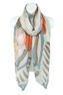 Floral Print Scarf-S1786